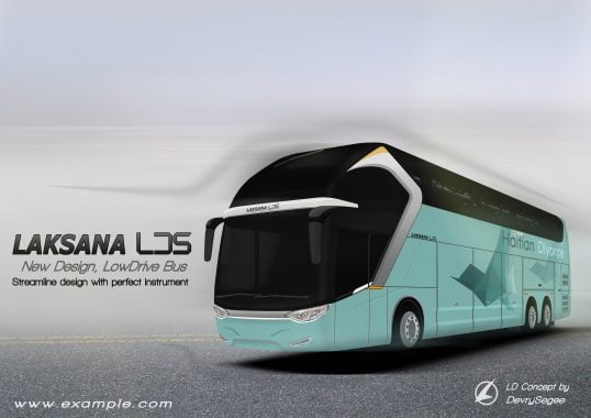 Desain Bus Laksana LDS Ayo Naik Bis Informasi Bus Indonesia