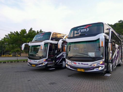 Bus Haryanto JETBUS SHD dan JETBUS HDD Terbaru Ayo Naik Bis AKAP