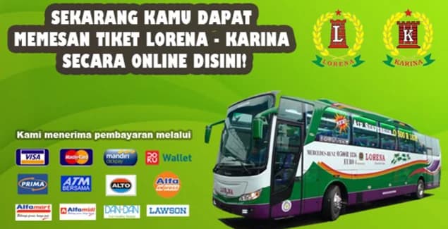 Pemesanan Tiket Online Bus Lorena