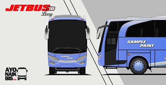 Livery Jetbus HD (High Deck) Bus Indonesia