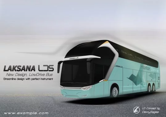 Desain Bus Laksana