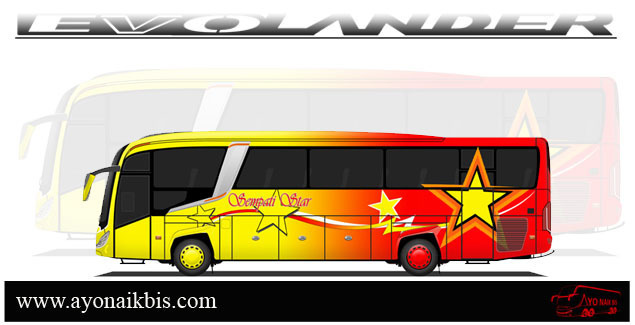 Bus terbaru Evolander