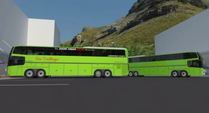 Desain bus quad axle
