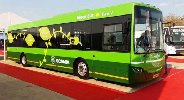 Green Bus scania