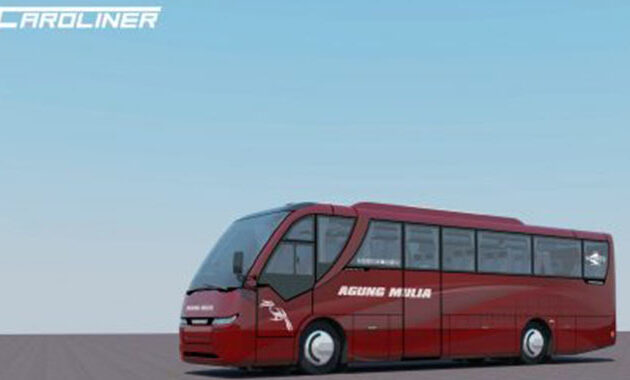 Desain bus Agung Mulia