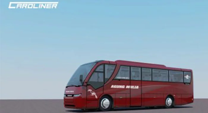 Desain bus Agung Mulia