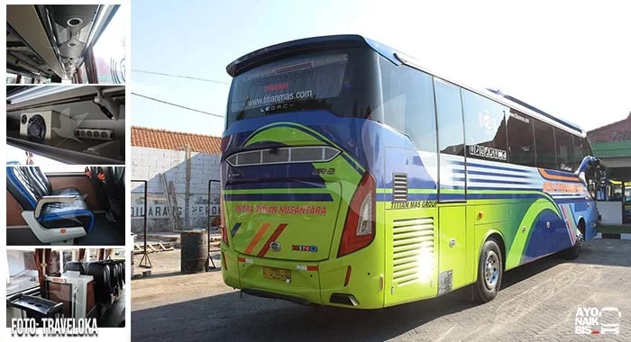 Fasilitas Bus Mitra Tititan Nusantara