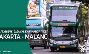 Harga Tiket Bus Jakarta Malang