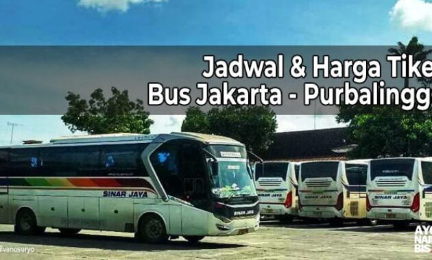 Tiket Bus Jakarta Purbalingga