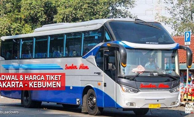 Tiket Bus Jakarta Kebumen