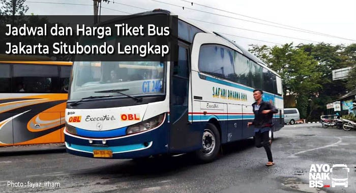 Harga Tiket bus Jakarta Situbondo