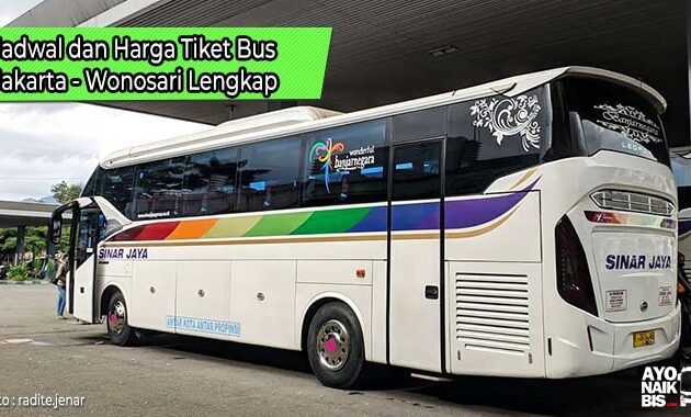 Harga Tiket Bus Jakarta Wonosari