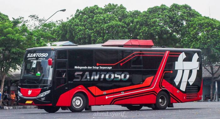 Bus Santoso Jakarta Klaten