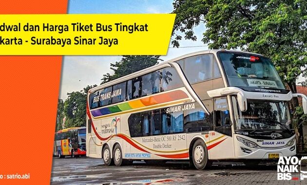 Bus Tingkat Jakarat Surabaya