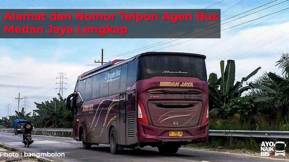 Alamat Bus Dan Nomor Agen Bus Medan Jaya Lengkap