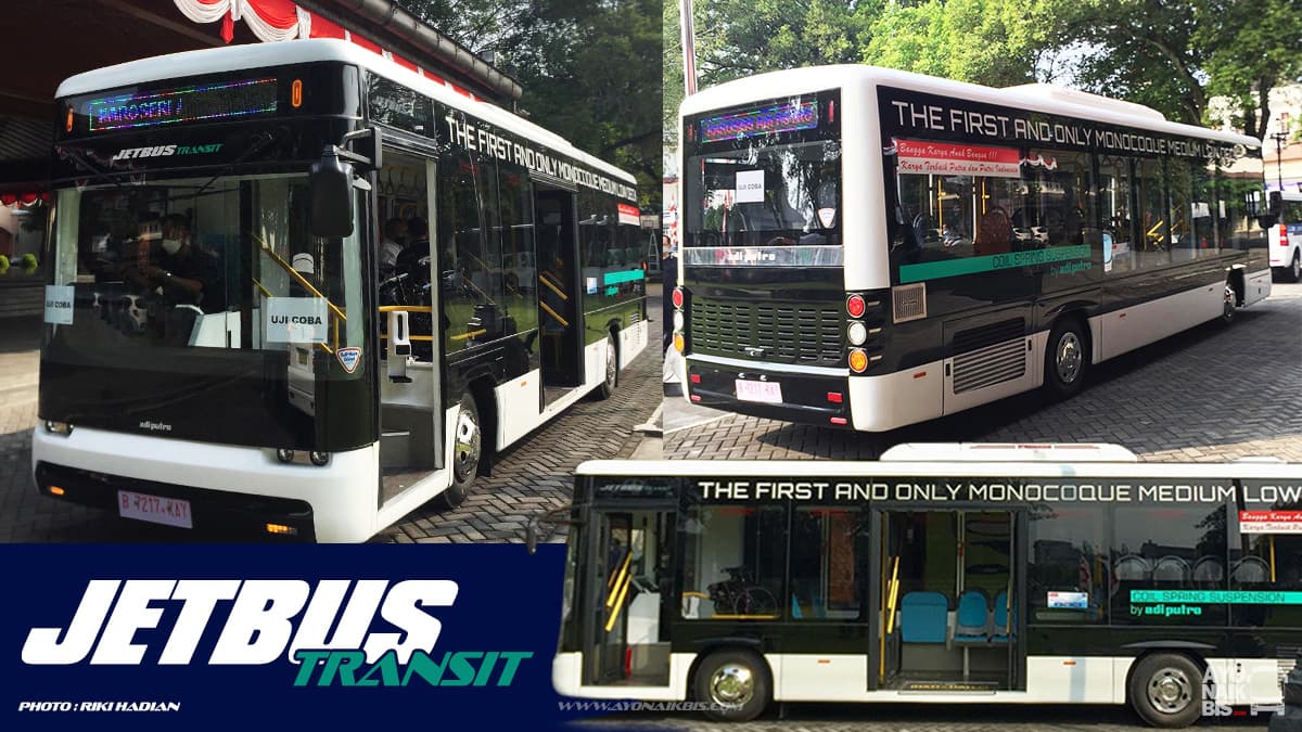 jetbus transit bus medium low deck monocoque pertama by adiputro