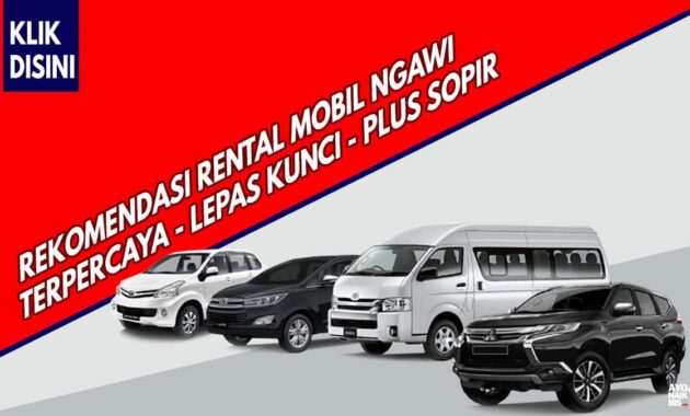Rental Mobil Ngawi