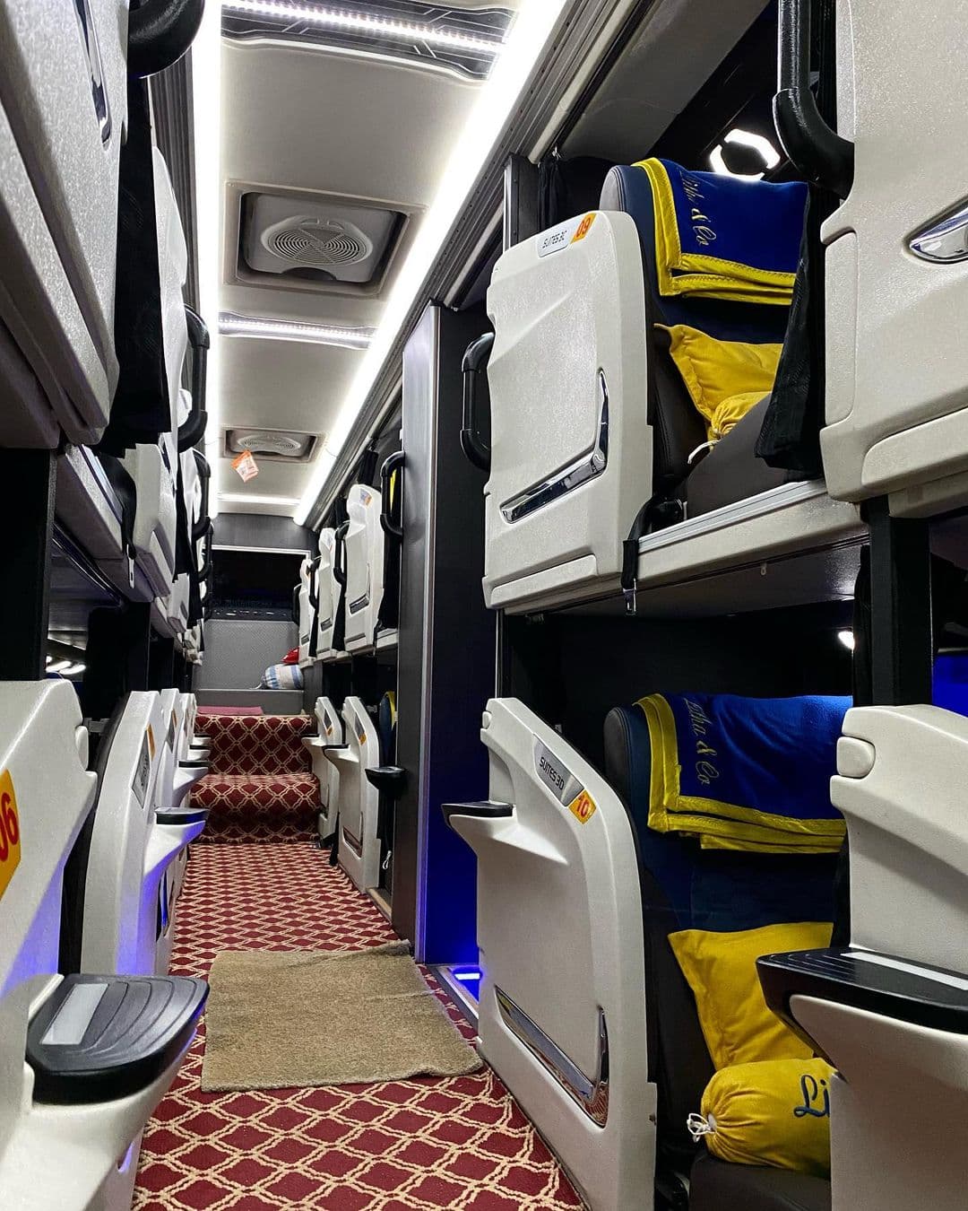 Interior Armada Sleeper Suites Bus Litha & Co 