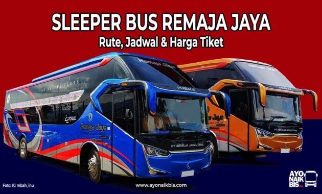 Sleeper Bus Remaja Jaya