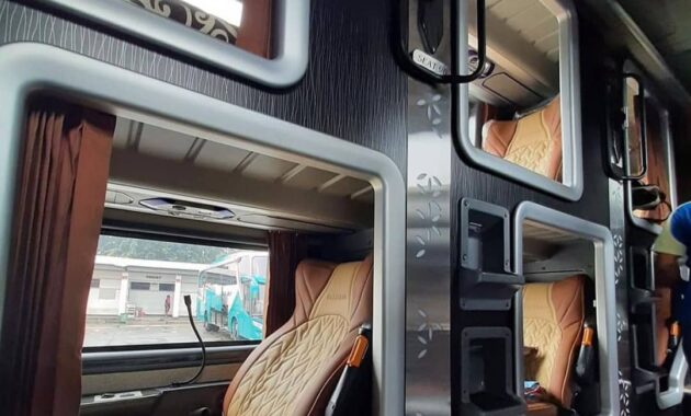 Interior Armada Sleeper Bus New Shantika Dream Coach