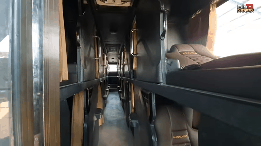 Interior Armada Sleeper Bus New Shantika Priority Class