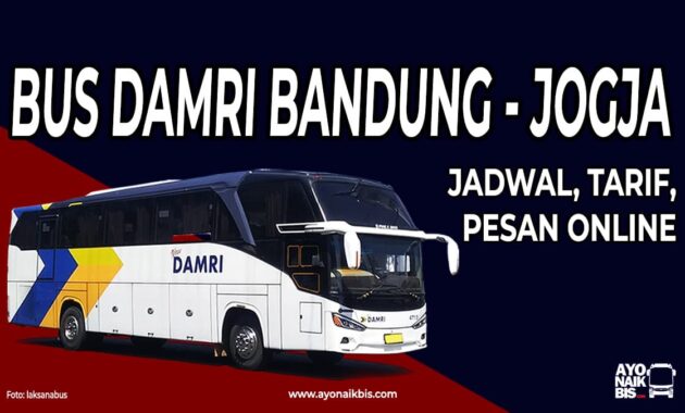 Bus DAMRI Bandung Jogja