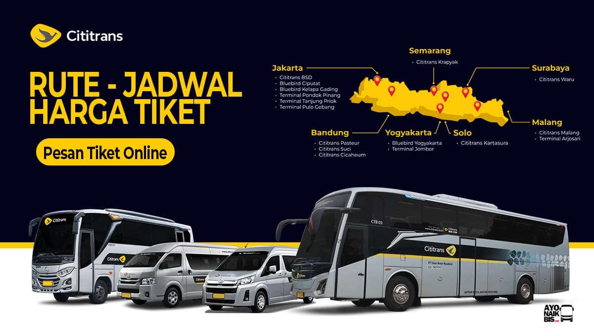 Cititrans terdekat Tiket dan Jadwal Bus