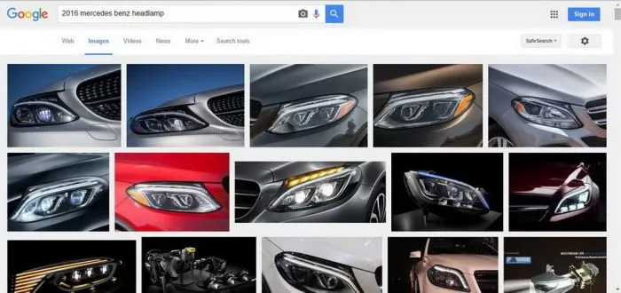 MB Headlamp