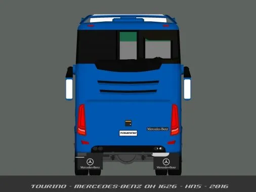 Bus terbaru Tourino Belakang