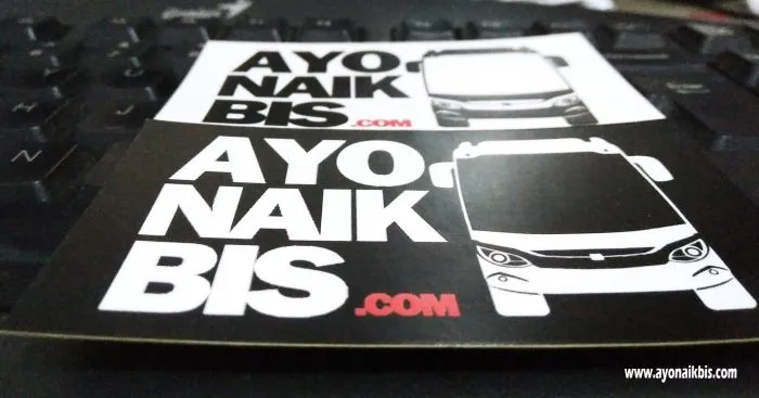 Stiker Ayo Naik Bis