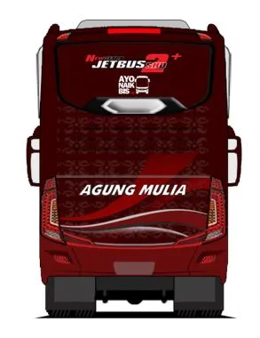 Livery bus Agung Mulia