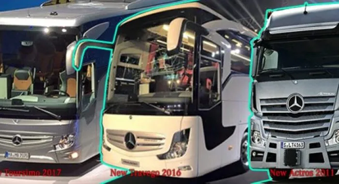 Perbandingan bus Mercy