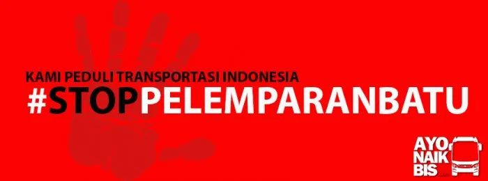 Stop Pelemparan Batu Busmania