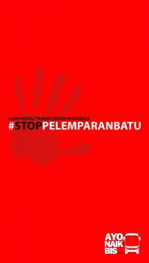 Stop Pelemparan Batu