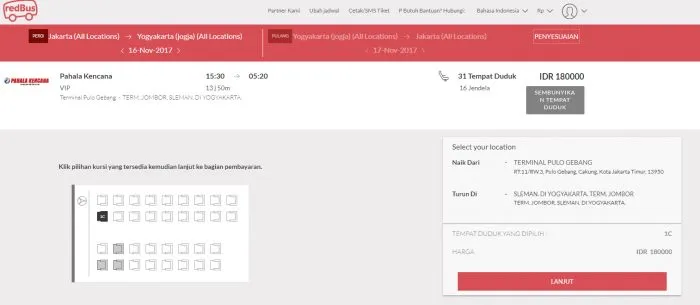 Tiket Bus Online