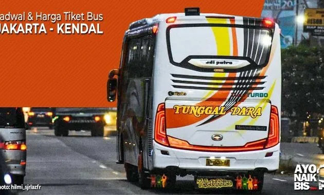 Harga Tiket bus Jakarta Kendal