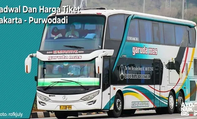 harga tiket bus jakarta purwodadi