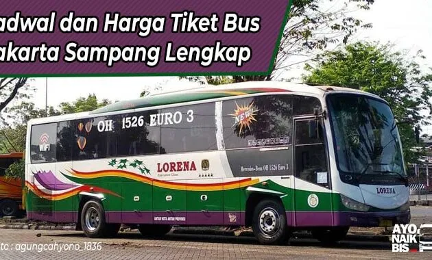 Harga Tiket Bus Jakarta Sampang