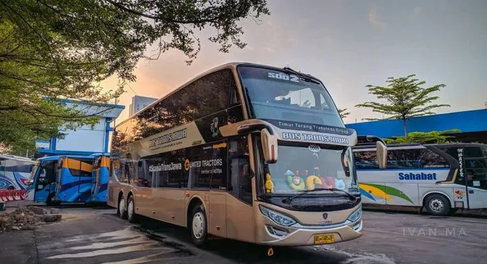 Bus Putera Mulya Double Decker