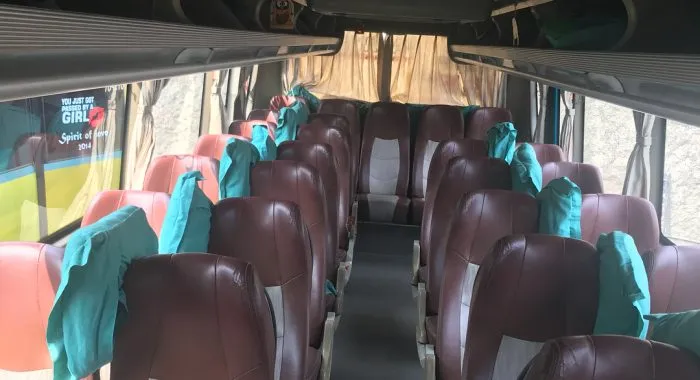 Interior Bus mustika holiday