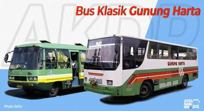 Bus jadul Gunung Harta