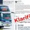 Klarifikasi bus Agam Tungga Jaya