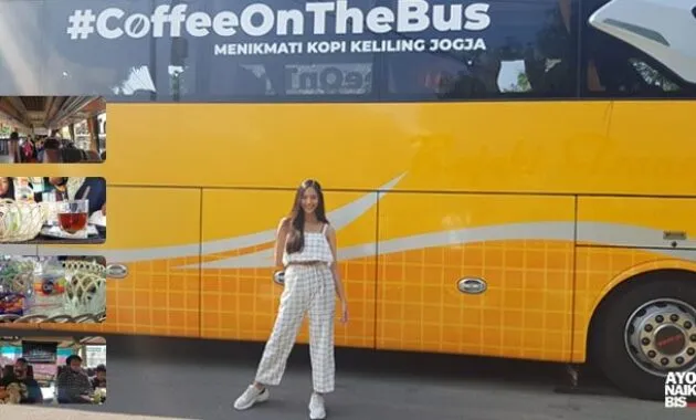 Ngopi didalam Bus