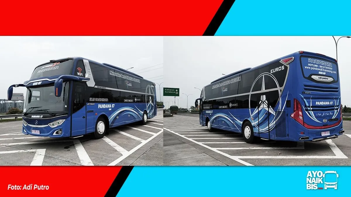 Eksterior Dream Coach Bus